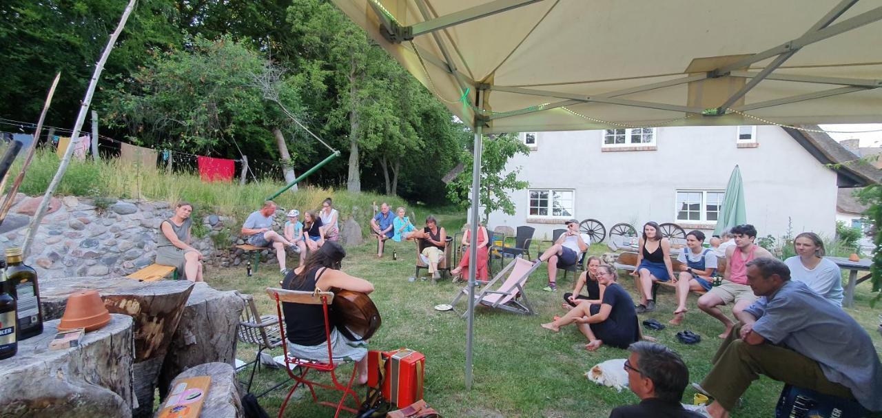 Ferienwohnung App. Tueddelkroms, 2-3 Pers., in traumhafter Alleinlage, Nähe Binz Zirkow Exterior foto